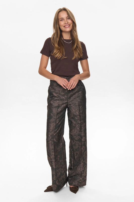 LIKA TROUSERS - Black Coffee