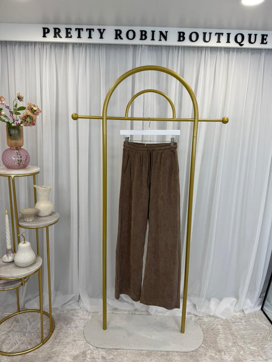 Taupe Corduroy Trousers