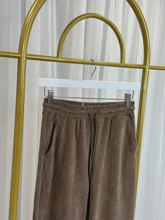 Taupe Corduroy Trousers