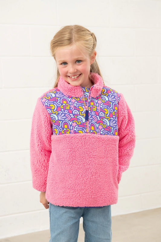 Cassie Fleece - Blush Pink