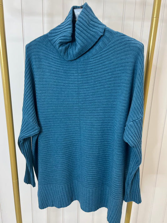 Teal longline Jumper