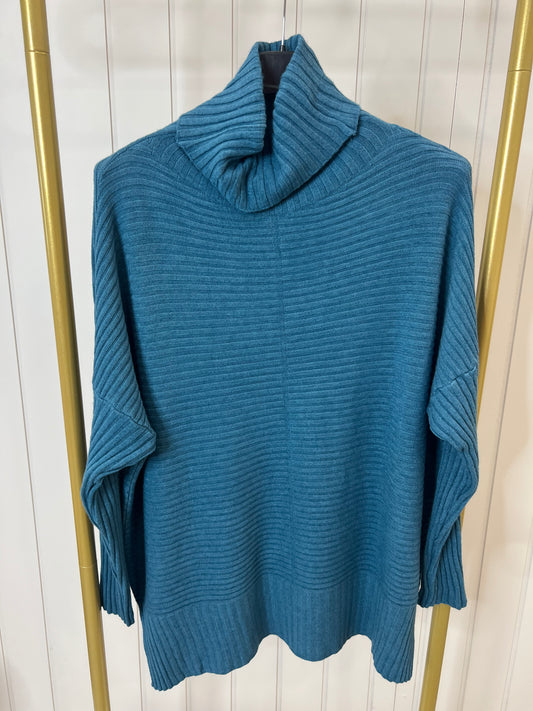 Teal longline Jumper