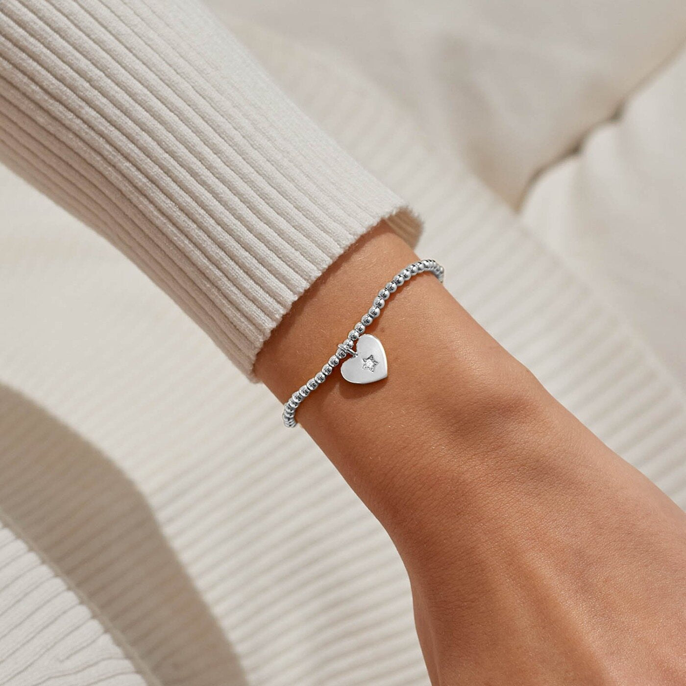 A little ‘Peace, Love and Joy’ bracelet