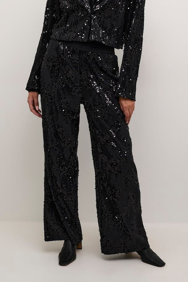 KANICOLE SEQUIN TROUSERS