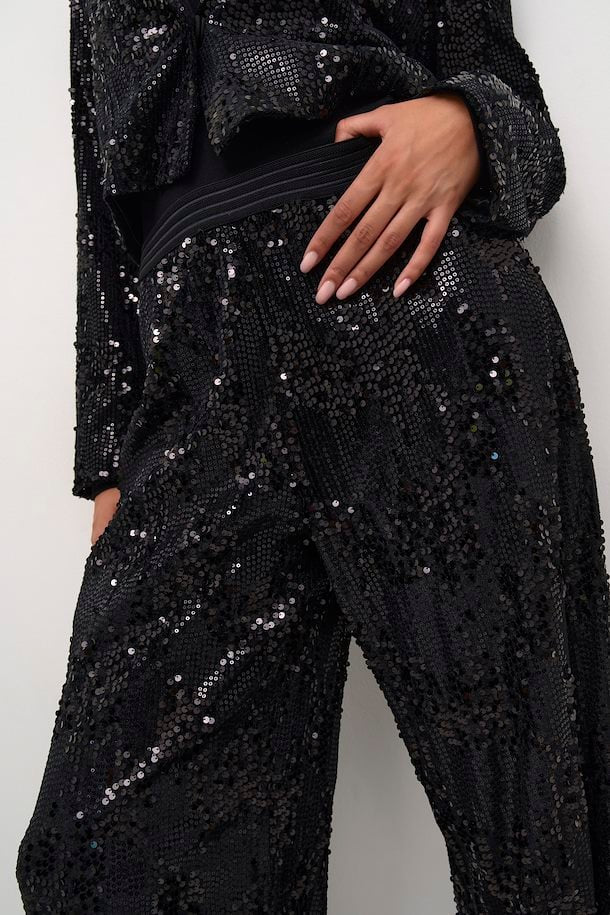 KANICOLE SEQUIN TROUSERS