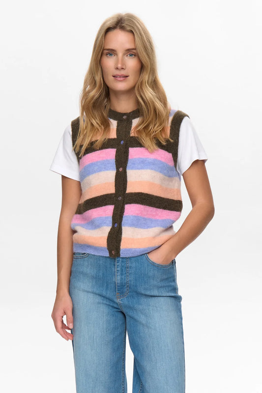 Nuriette Stripy Vest