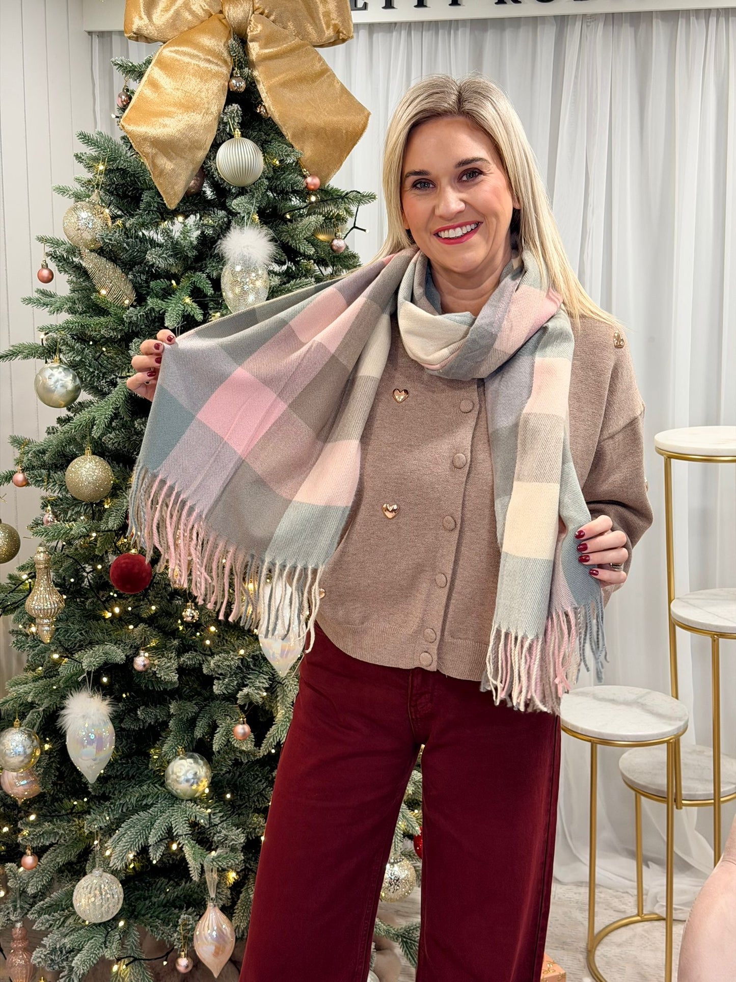 Pastel coloured Scarf