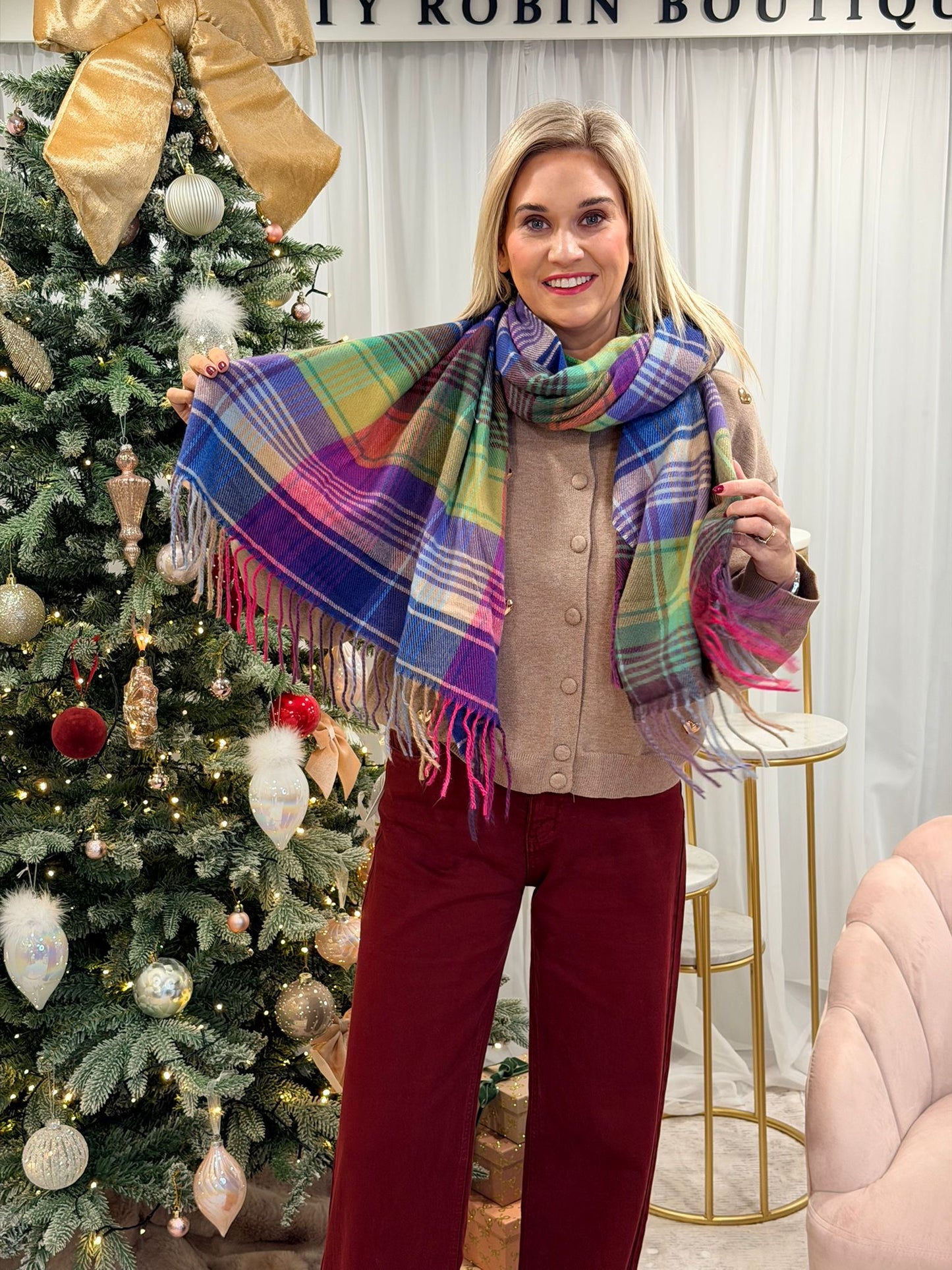 Vibrant Multicoloured Scarf