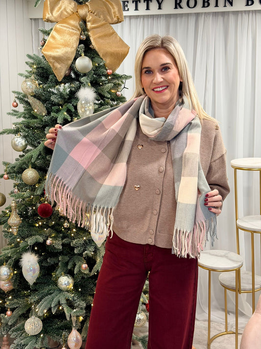 Pastel coloured Scarf