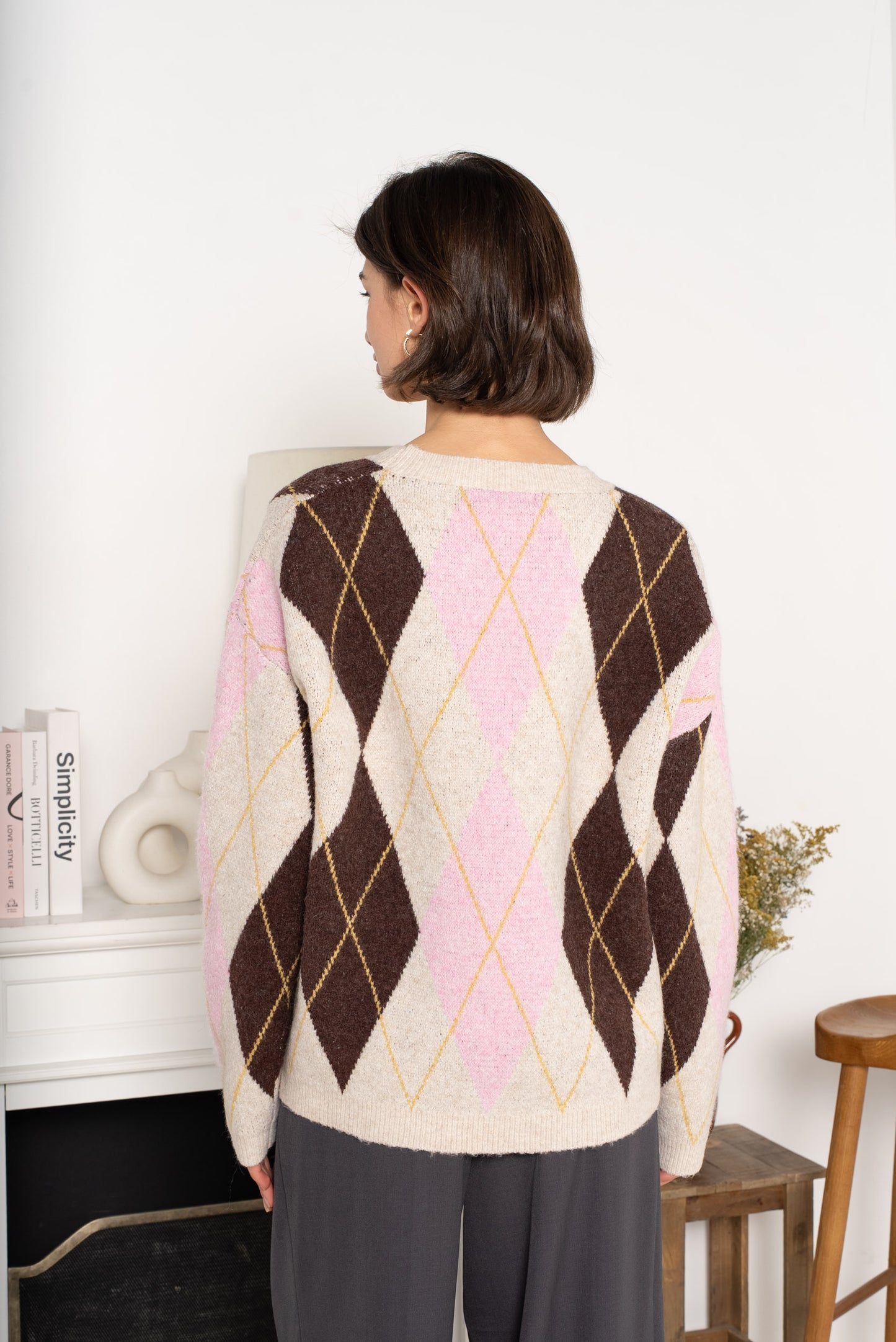 Diamond knit Jumper