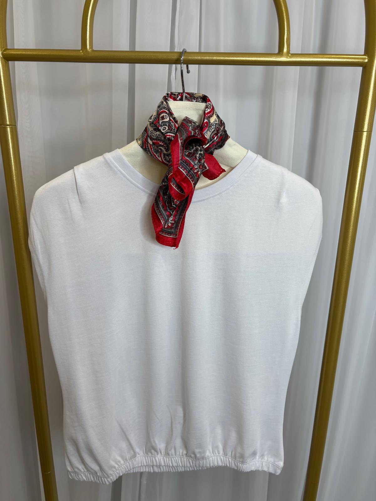 Rose Satin Scarf