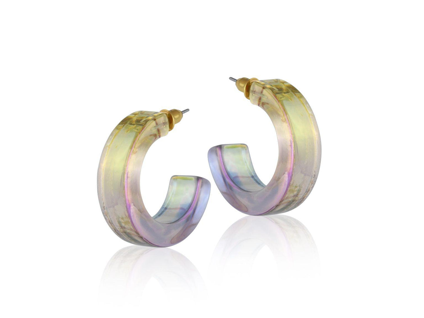 Iridescent earrings