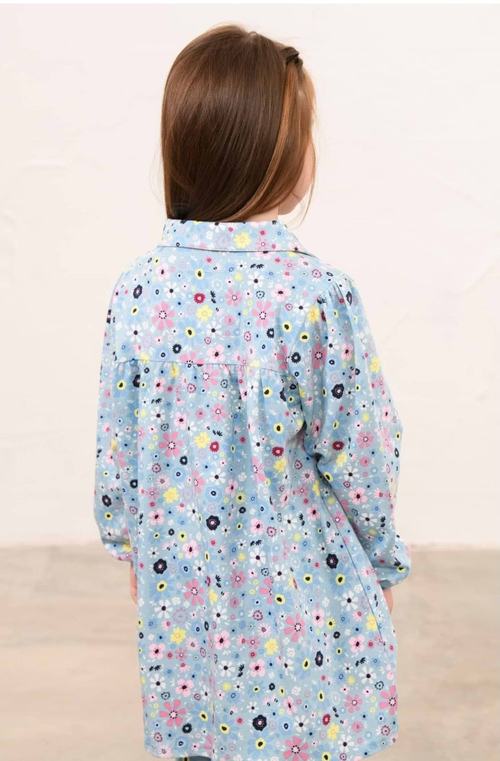 Erica Dress-Pastel Teal