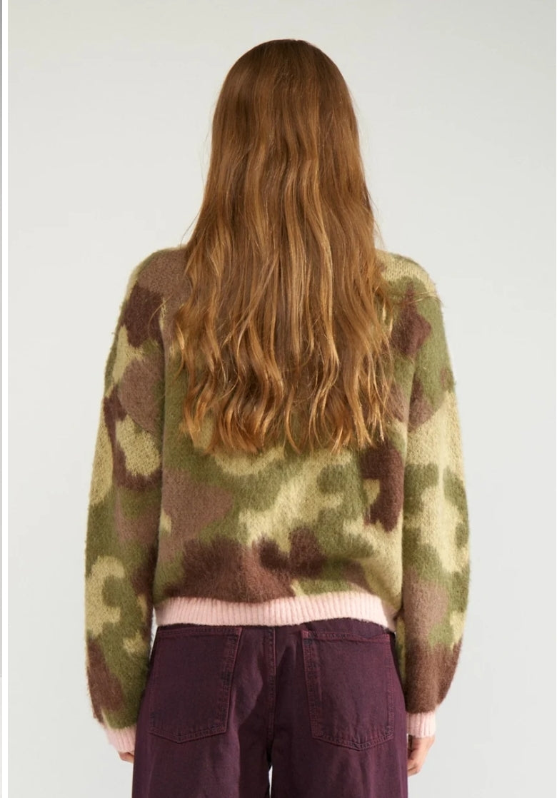 NUCAMU Pullover-Calla Green