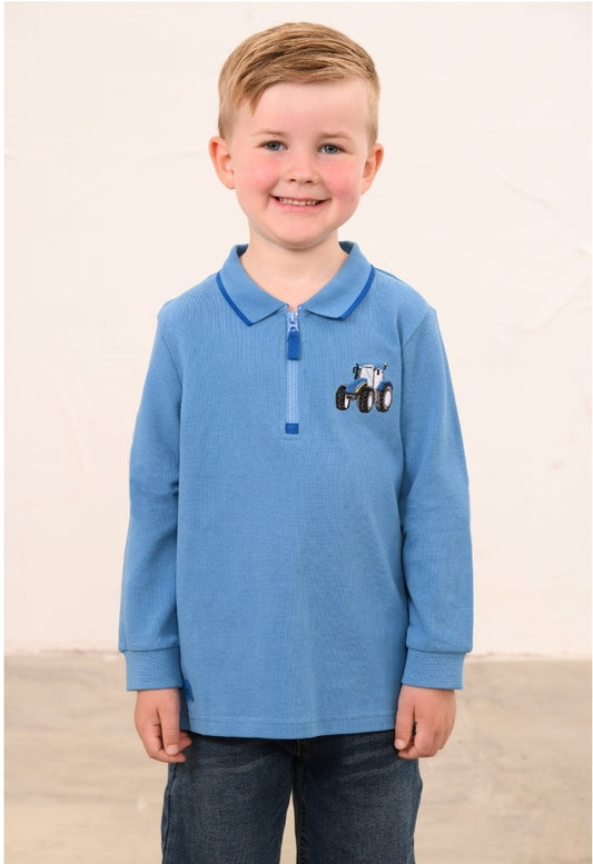 Pier Long Sleeve Top-Blue