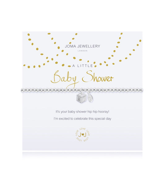 Joma baby shower bracelet