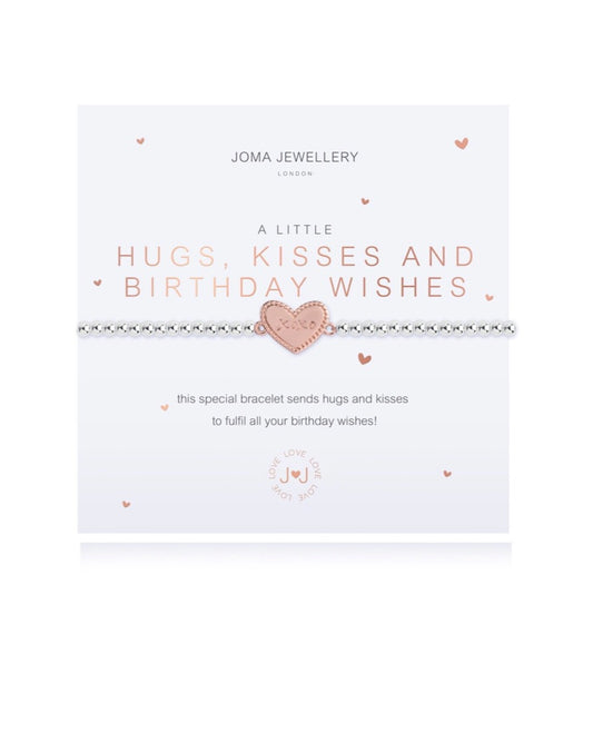 Joma hugs, kisses & birthday wishes bracelet